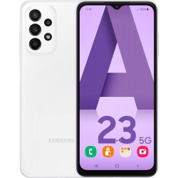 Smartphone Samsung Galaxy A23 5G 128 Go Blanc en paiement plusieurs fois sur Wedealee.com