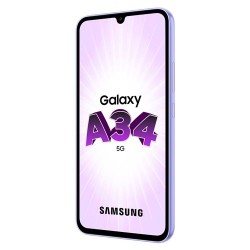 Smartphone Samsung Galaxy A34 5G 128 Go Lavande en paiement plusieurs fois sur Wedealee.com