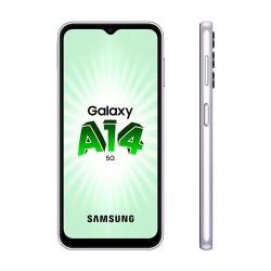 Smartphone Samsung Galaxy A14 5G 64 Go Argent en paiement plusieurs fois sur Wedealee.com