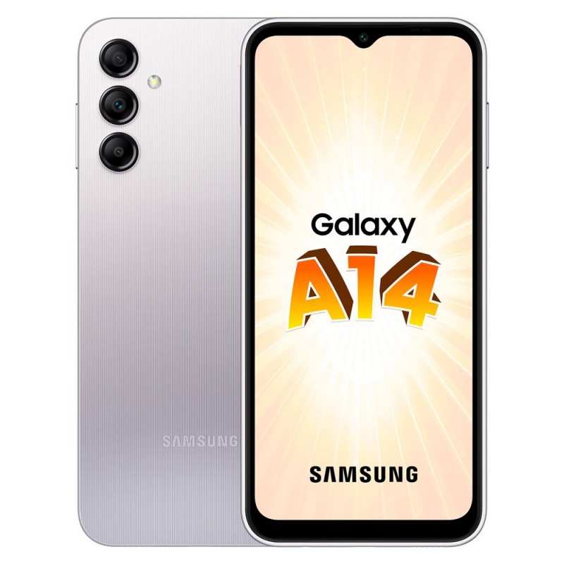 Smartphone Samsung Galaxy A14 128 Go Argent en paiement plusieurs fois sur Wedealee.com