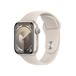 Besoin d’une nouvelle Apple Watch Series 9 GPS 41 mm - Boîtier Aluminium Stellaire - Bracelet Sport Stellaire S/M - payez la ...