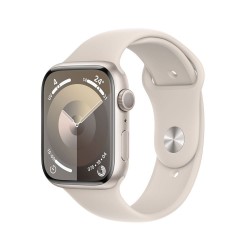 Besoin d’une nouvelle Apple Watch Series 9 GPS 45 mm - Boîtier Aluminium Stellaire - Bracelet Sport Stellaire S/M - payez la ...