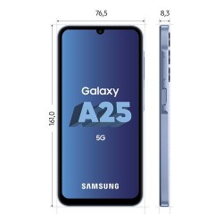 Smartphone Samsung Galaxy A25 5G 128 Go Bleu en paiement plusieurs fois sur Wedealee.com