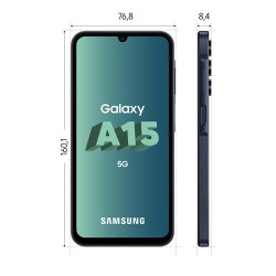 Smartphone Samsung Galaxy A15 5G 128 Go Noir en paiement plusieurs fois sur Wedealee.com