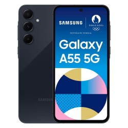 Smartphone Samsung Galaxy A55 5G 128 Go Noir en paiement plusieurs fois sur Wedealee.com