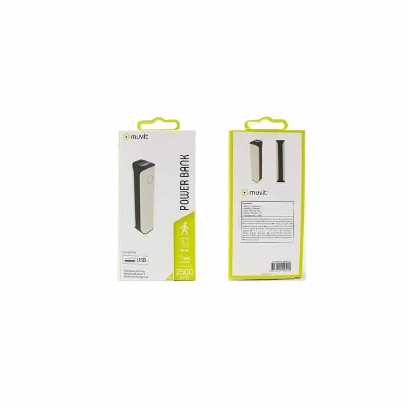 Acheter Batterie de secours - Powerbank - 2500MAH - Blanc en plusieurs fois ou 36 fois - garantie 2 ans