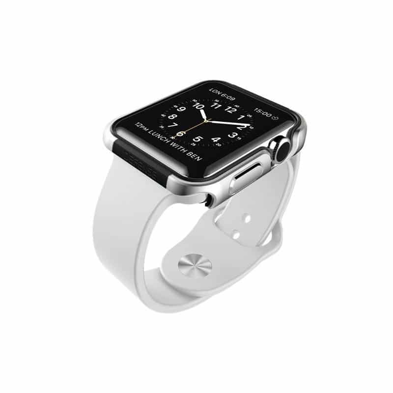 Acheter Defense Edge Argent pour Apple Watch 1/2/3 (38mm) en plusieurs fois ou 36 fois - garantie 2 ans