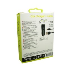 Acheter Pack Chargeur Allume Cigare 2 USB et Câble Lightning en plusieurs fois ou 24 fois - garantie 2 ans