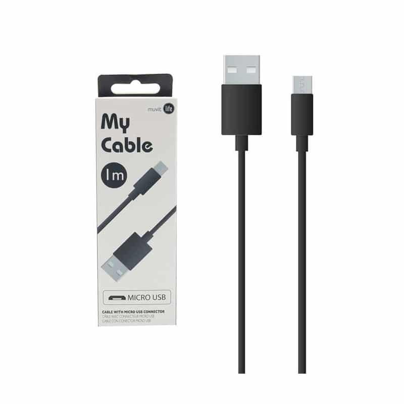 Acheter Cable Micro USB Compatible Noir en plusieurs fois ou 24 fois - garantie 2 ans