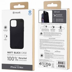 Acheter Coque Noire écoresponsable iPhone 12 mini Recycle-Tek en plusieurs fois ou 24 fois - garantie 2 ans