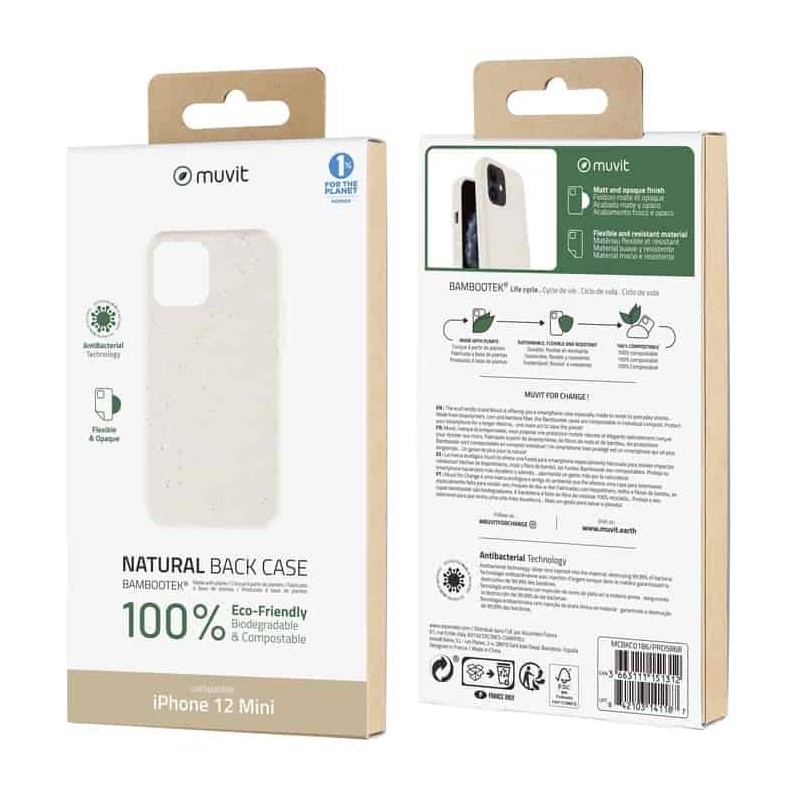 Acheter Coque écoresponsable iPhone 12 mini Bambootek en plusieurs fois ou 24 fois - garantie 2 ans