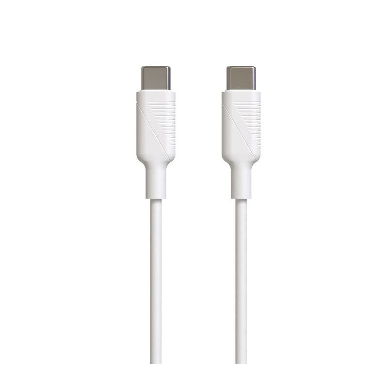 Acheter Câble 3m USB Type C / USB Type C - Muvit blanc en plusieurs fois ou 36 fois - garantie 2 ans