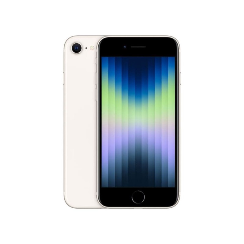 Acheter iPhone SE 2022 128 Go Lumière stellaire en plusieurs fois ou 24 fois - garantie 2 ans