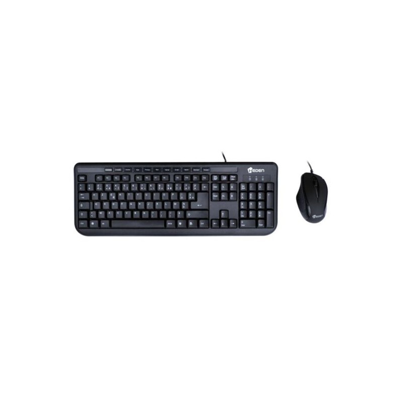 Acheter Kit clavier et souris filaire - Heden optique 1200 DPI en plusieurs fois ou 36 fois - garantie 2 ans